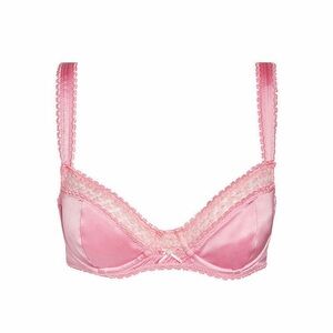 NEW For Love & Lemons Pink Poise Lace Trim Underwire Bra